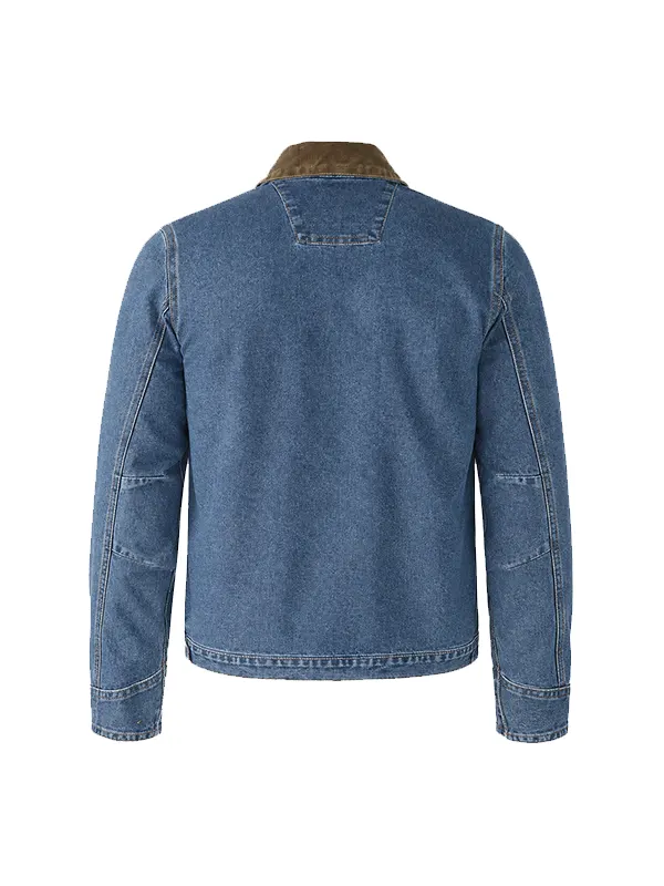Wholesale Unisex Carhartt Denim Detroit Jacket Blue 1