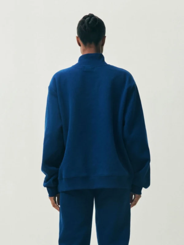 Wholeslae Parke Holiday Varsity Turtleneck Fleece Sweatshirt