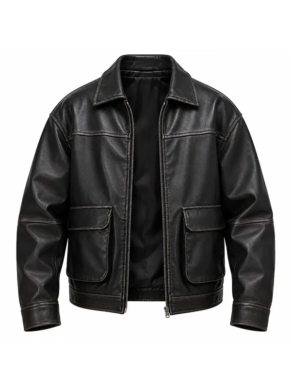 Wholesale Leather Bomber Jacket